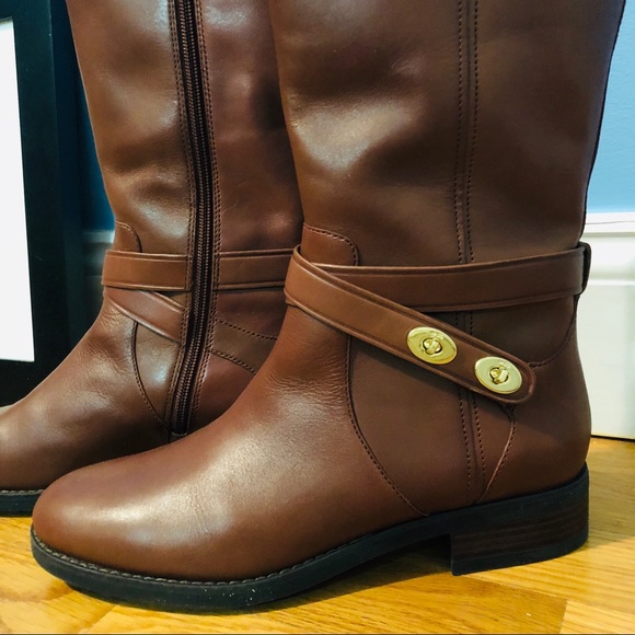 NEW! COACH Riding Boots size 9 - Picture 2 of 8